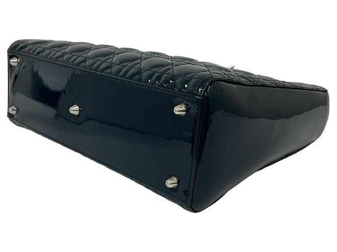 Borsa a tracolla Christian Dior Lady Cannage Stitch Verde - vista 8