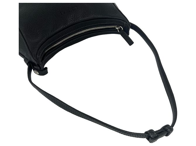 Loewe One-Shoulder-Tasche aus schwarzem Leder - Ansicht 4