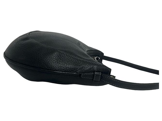 Loewe One-Shoulder-Tasche aus schwarzem Leder - Ansicht 6