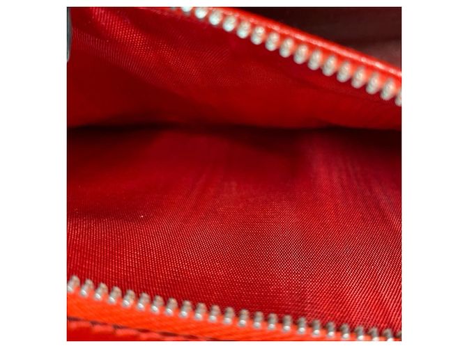 Céline CELINE Vintage Starball Logo Hardware Handtasche Rot - Ansicht 10