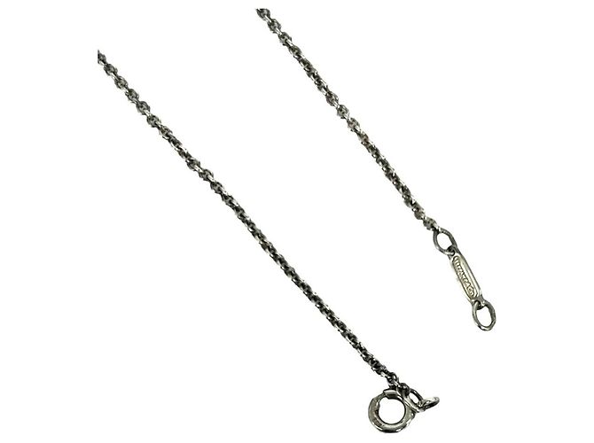 Autre Marque Collana Croce Tiffany Signature Argento D'oro - vista 5