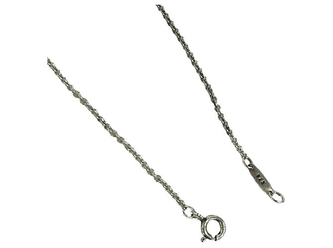 Autre Marque Collana Croce Tiffany Signature Argento D'oro - vista 5