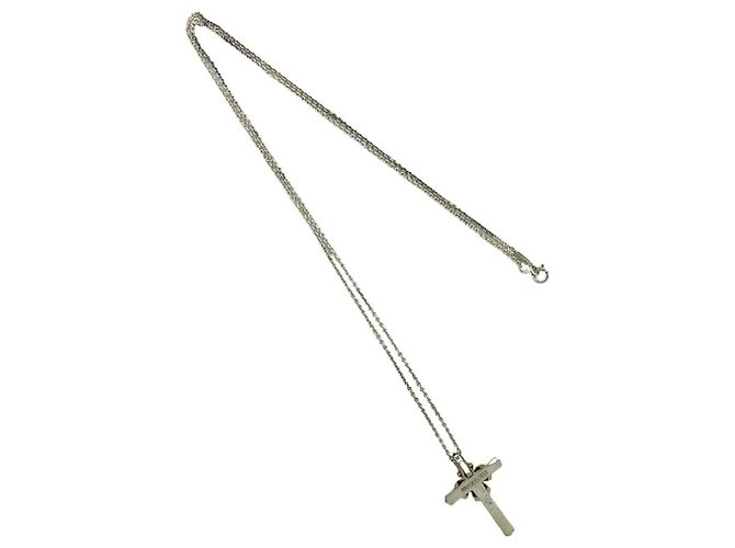 Autre Marque Collana Croce Tiffany Signature Argento D'oro - vista 6