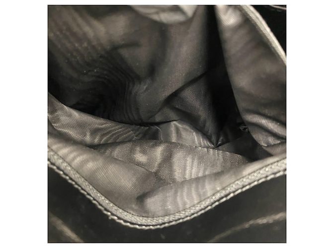 Céline Borsa CELINE Vintage con logo circolare e motivo Macadam Marrone Nero - vista 10