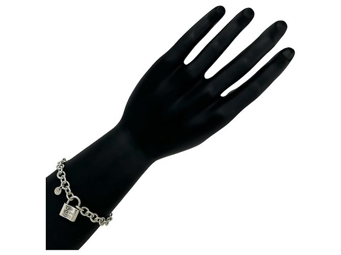 Autre Marque Bracciale Tiffany Vintage Cadena Lock Argento - vista 2
