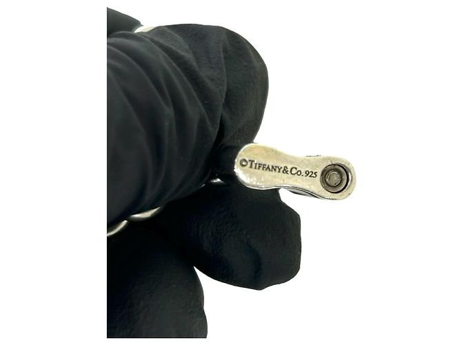 Autre Marque Bracciale Tiffany Vintage Cadena Lock Argento - vista 5
