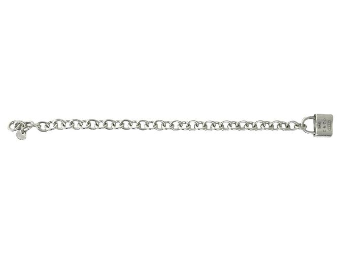 Autre Marque Bracciale Tiffany Vintage Cadena Lock Argento - vista 9