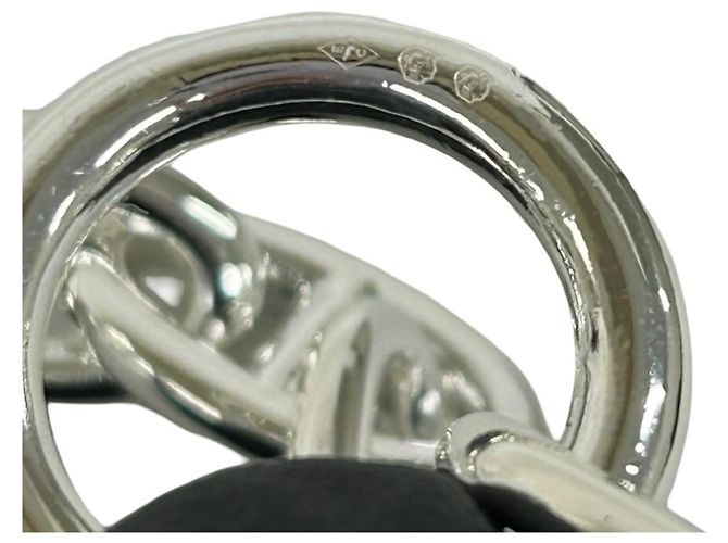 Chaîne d'ancre Hermès Collana Hermes Chaine d'Ancre GM Argento - vista 4