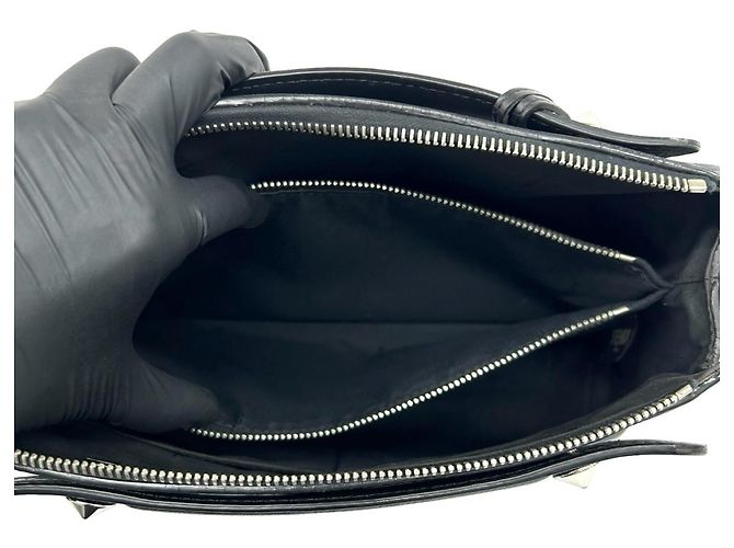 Fendi By The Way Logo Lederhandtasche Schwarz - Ansicht 10