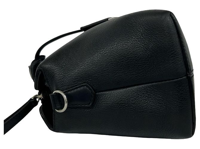 Fendi By The Way Logo Lederhandtasche Schwarz - Ansicht 5