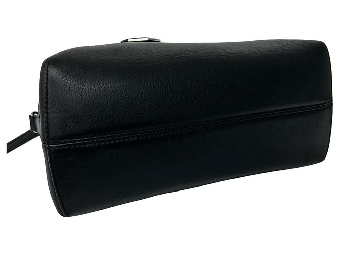 Fendi By The Way Logo Lederhandtasche Schwarz - Ansicht 7