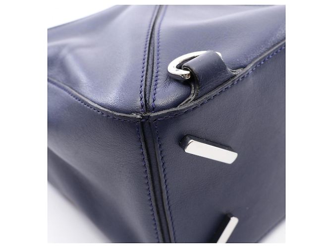 Borsa Loewe Puzzle Bag Medium Blu navy - vista 8