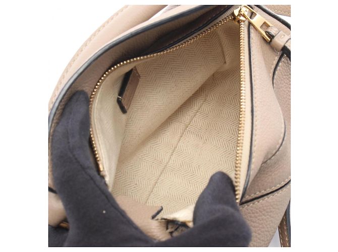 Bolsa Loewe Puzzle Bag Mini 2-Way Bege - vista 3