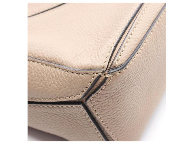 Bolsa Loewe Puzzle Bag Mini 2-Way Bege - vista 6