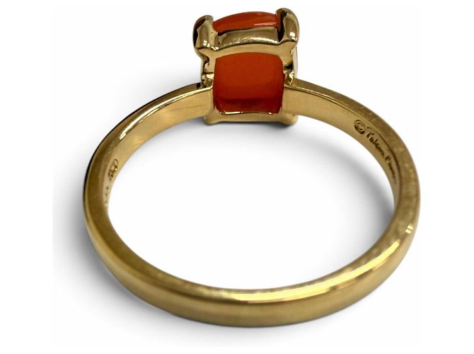 Autre Marque Anillo Tiffany & Co. Sugar Stack en oro amarillo de 18K y calcedonia Dorado - vista 3
