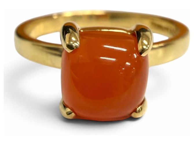 Autre Marque Anillo Tiffany & Co. Sugar Stack en oro amarillo de 18K y calcedonia Dorado - vista 4