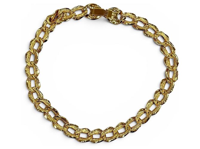 Collana a catena dorata vintage Yves Saint Laurent D'oro - vista 2