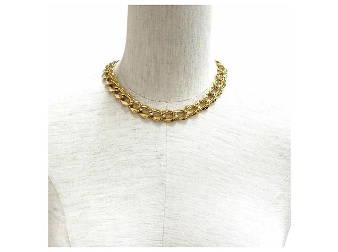 Collana a catena dorata vintage Yves Saint Laurent D'oro - vista 3