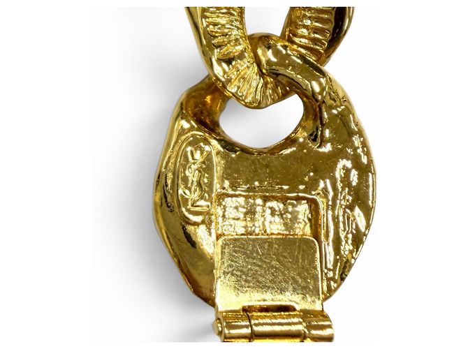 Collana a catena dorata vintage Yves Saint Laurent D'oro - vista 7