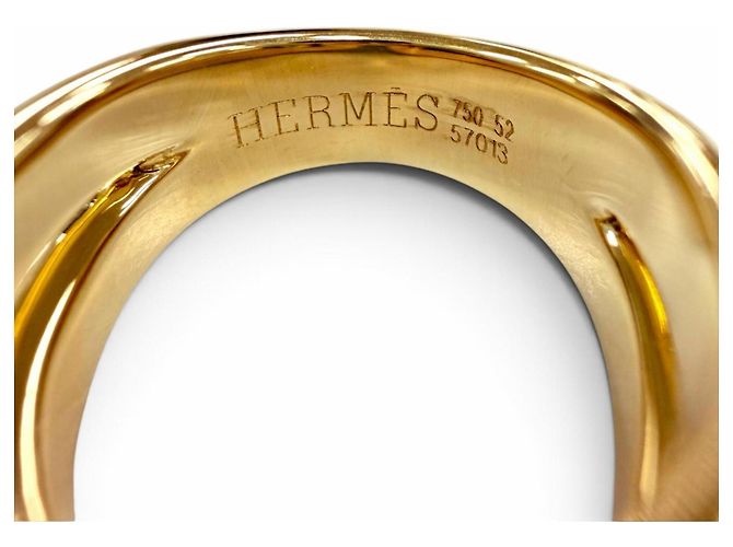 Hermès Hermes Ring Gelbgold mit Diamanten Golden - Ansicht 5