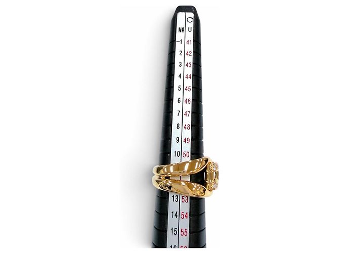 Hermès Hermes Ring Gelbgold mit Diamanten Golden - Ansicht 7