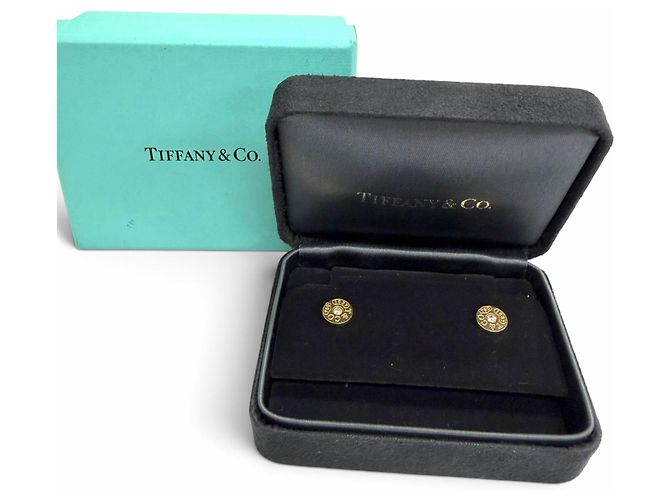 Autre Marque Orecchini a lobo Tiffany & Co. 1837 Circle con diamanti D'oro - vista 2