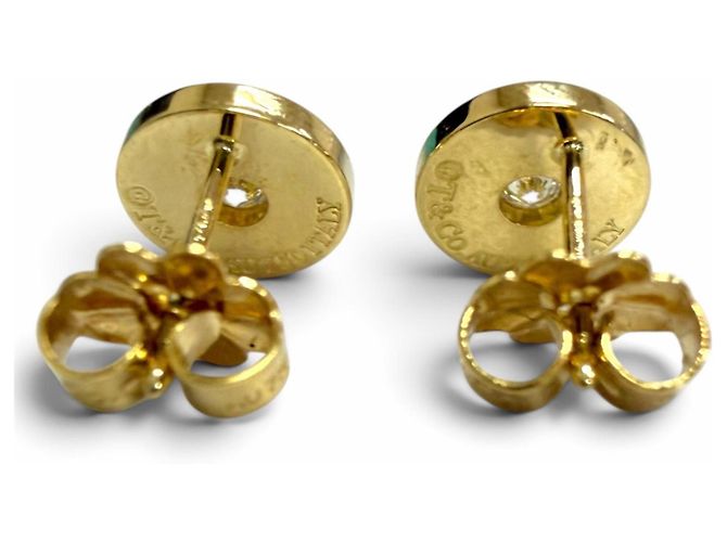 Autre Marque Orecchini a lobo Tiffany & Co. 1837 Circle con diamanti D'oro - vista 5