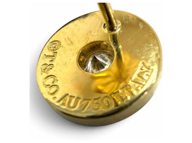 Autre Marque Orecchini a lobo Tiffany & Co. 1837 Circle con diamanti D'oro - vista 7