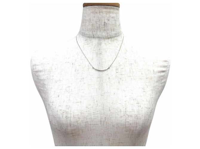 Autre Marque Collana a catena T Smile Small in oro bianco 18K Tiffany & Co. D'oro - vista 2