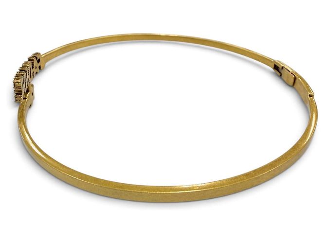 Collana Choker Christian Dior DIOR JADIOR con Logo in Metallo e Stelle di Strass D'oro - vista 3