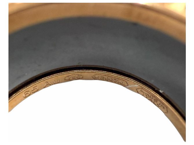 Bulgari Bague B.zero1 Bvlgari Noir Doré - vue 5