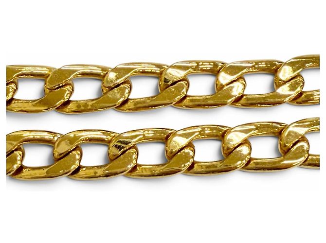 Chanel Vintage Coco Mark Logo Medallion Kettengürtel Golden - Ansicht 6