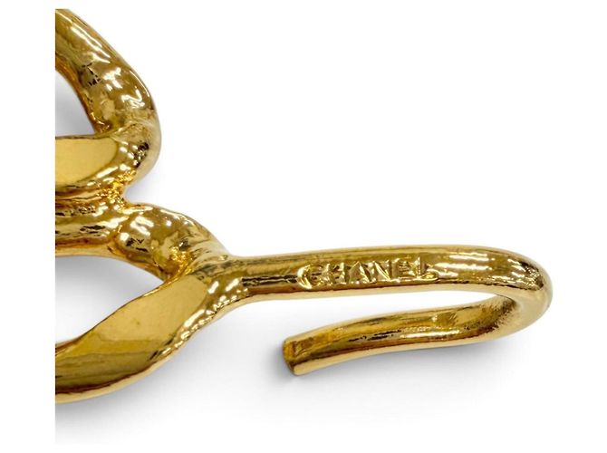 Chanel Vintage Coco Mark Logo Medallion Kettengürtel Golden - Ansicht 7