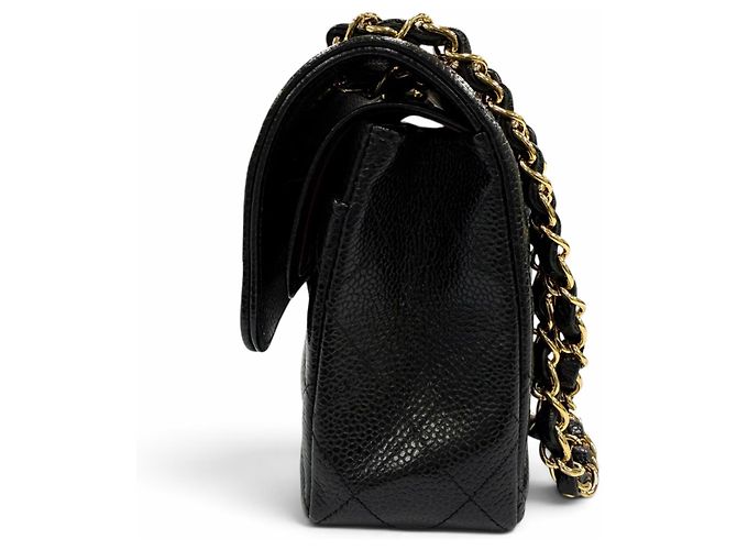 Borsa a tracolla Chanel A01113 Matelassé Nero - vista 4