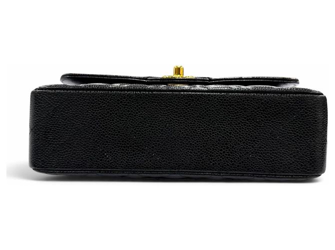 Borsa a tracolla Chanel A01113 Matelassé Nero - vista 5