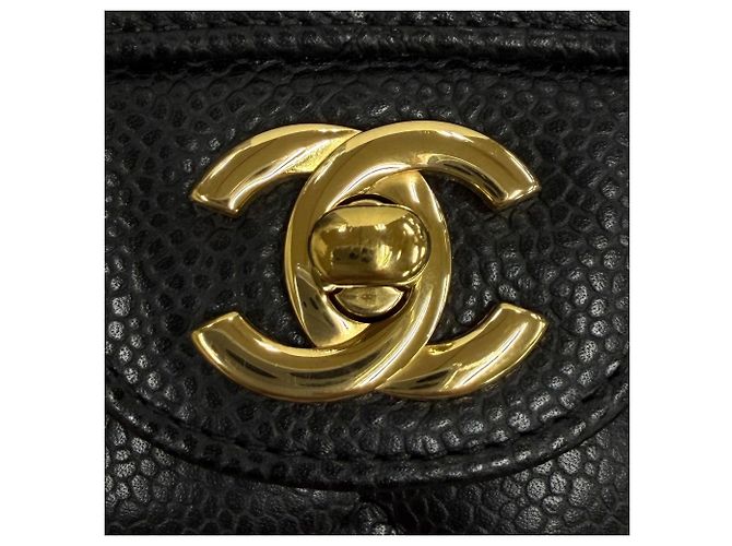 Bolsa de Ombro Chanel A01112 Matelassé Preto - vista 10