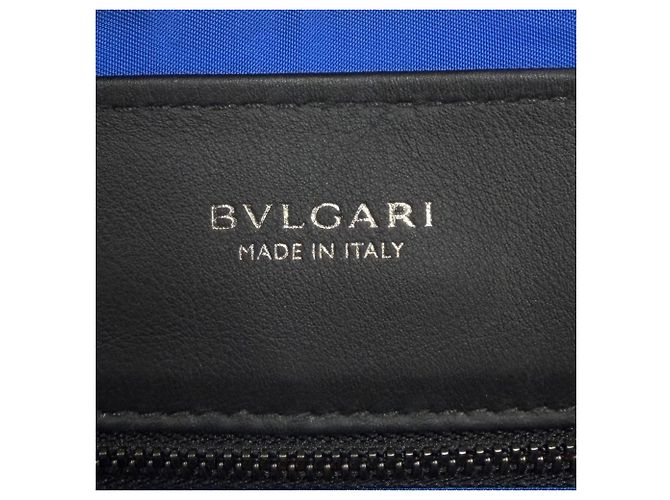 Bulgari Borsa business 2-Way in pelle Bvlgari Man Nero - vista 12