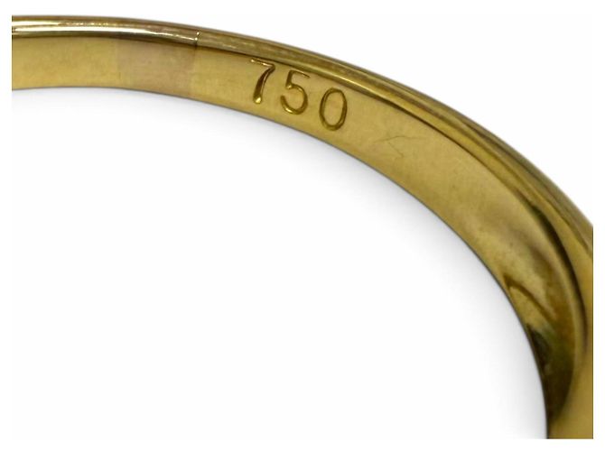 Autre Marque Anello Tiffany Vintage 750 Zaffiro Taglio Cabochon D'oro - vista 6