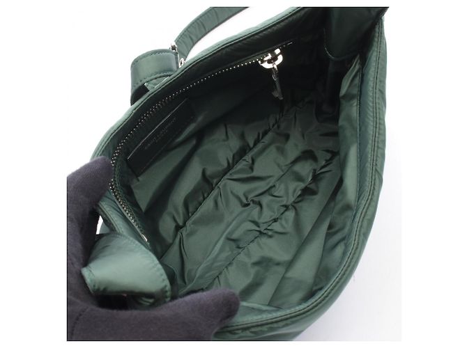 Autre Marque Borsa Yves Saint Laurent Paris Le Sancassette Rosso Verde - vista 3