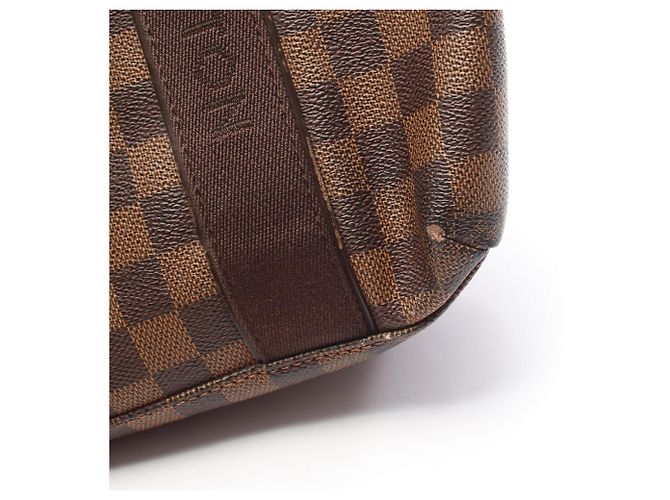 Bolso Louis Vuitton Cabas Bobour Castaño Damier ebene - vista 10