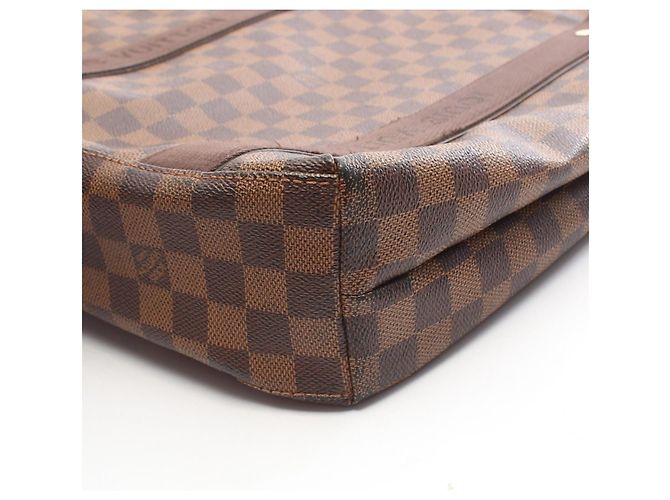 Bolso Louis Vuitton Cabas Bobour Castaño Damier ebene - vista 11