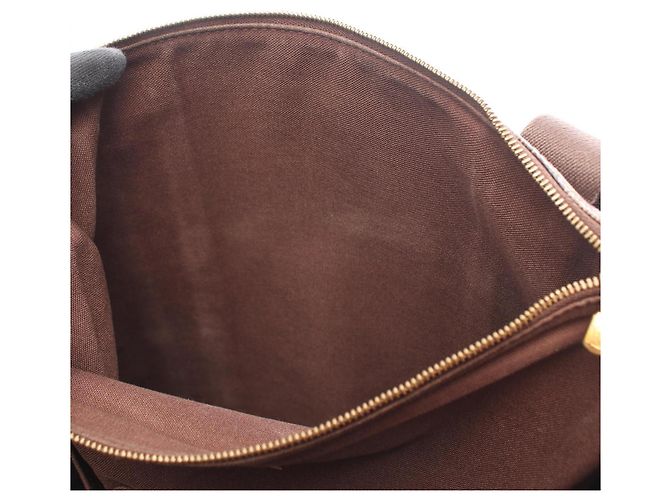 Bolso Louis Vuitton Cabas Bobour Castaño Damier ebene - vista 18