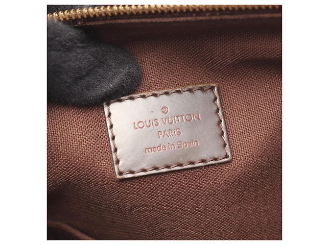 Bolso Louis Vuitton Cabas Bobour Castaño Damier ebene - vista 4