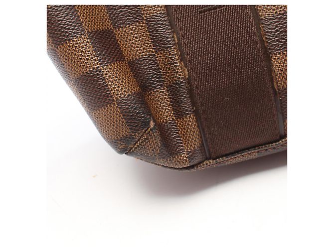 Bolso Louis Vuitton Cabas Bobour Castaño Damier ebene - vista 9
