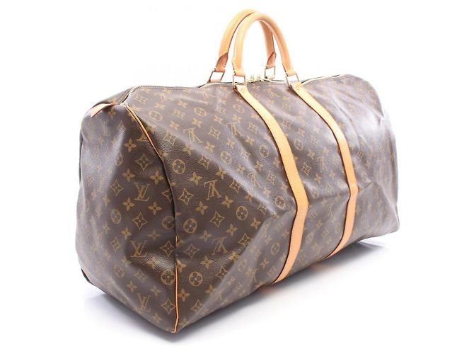Louis Vuitton Keepall 60 Boston Tasche Braun Monogramm - Ansicht 2