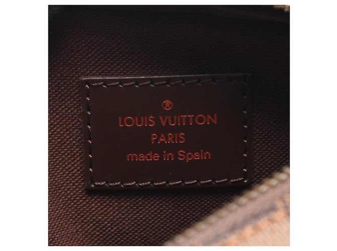 Borsa vita Louis Vuitton Geronimos Damier Ebene Marrone - vista 4