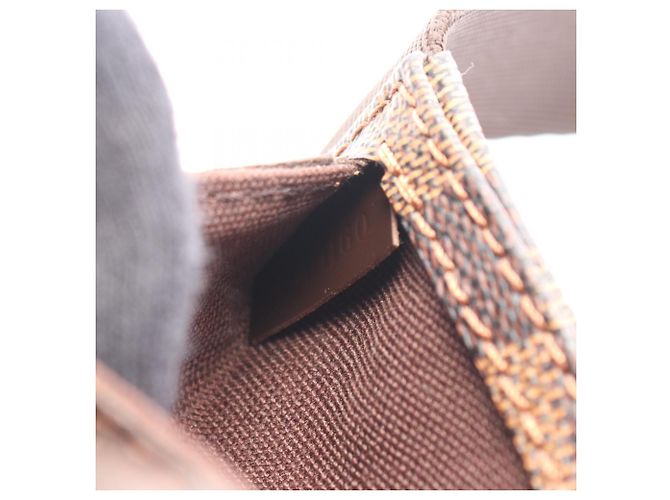 Borsa vita Louis Vuitton Geronimos Damier Ebene Marrone - vista 5