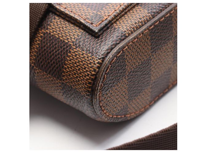 Borsa vita Louis Vuitton Geronimos Damier Ebene Marrone - vista 7