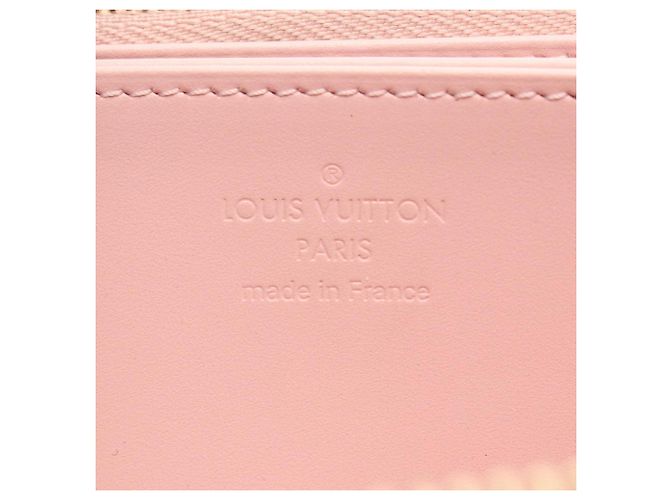 Louis Vuitton Zippy Wallet aus rosa Lackleder Pink - Ansicht 4