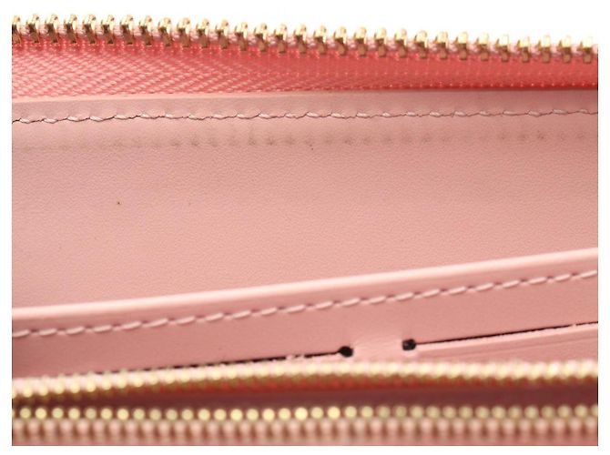 Louis Vuitton Zippy Wallet aus rosa Lackleder Pink - Ansicht 7